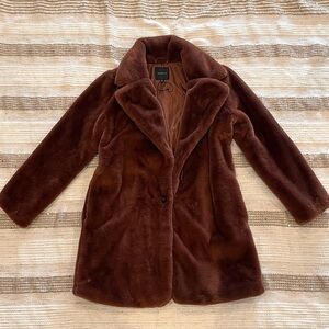 Dynamite Chocolate fur coat